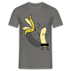 Lustige strippende Banane Männer Fun T-Shirt - Graphit