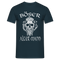 Wikinger Totenkopf Böser alter Mann Lustiges T-Shirt - Navy