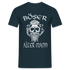 Wikinger Totenkopf Böser alter Mann Lustiges T-Shirt - Navy