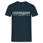Vatertag Shirt Legendaddy seit 2019 Vatertags Geschenk T-Shirt - Navy