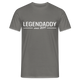 Vatertag Shirt Legendaddy seit 2019 Vatertags Geschenk T-Shirt - Graphit