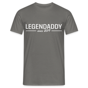 Vatertag Shirt Legendaddy seit 2019 Vatertags Geschenk T-Shirt - Graphit