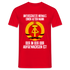 DDR Nostalgie Unterschätze niemals einen altern Mann der in der DDR aufgewachsen ist T-Shirt - Rot