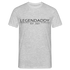 Vatertag Shirt Legendaddy seit 2021 Vatertags Geschenk T-Shirt - Grau meliert