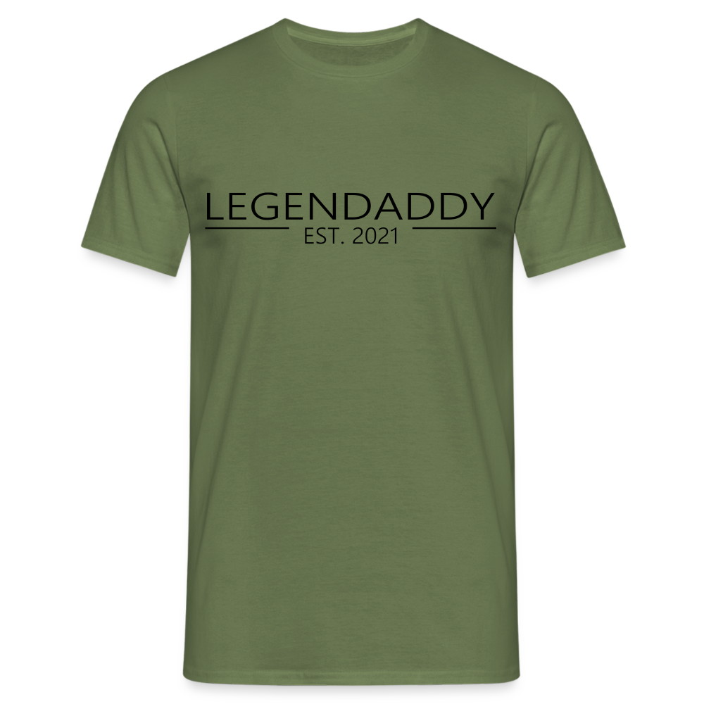 Vatertag Shirt Legendaddy seit 2021 Vatertags Geschenk T-Shirt - Militärgrün