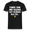 Einer von uns beiden ist klüger als du Lustig Sarkastisches T-Shirt - Schwarz