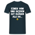 Einer von uns beiden ist klüger als du Lustig Sarkastisches T-Shirt - Navy