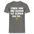 Einer von uns beiden ist klüger als du Lustig Sarkastisches T-Shirt - Graphit