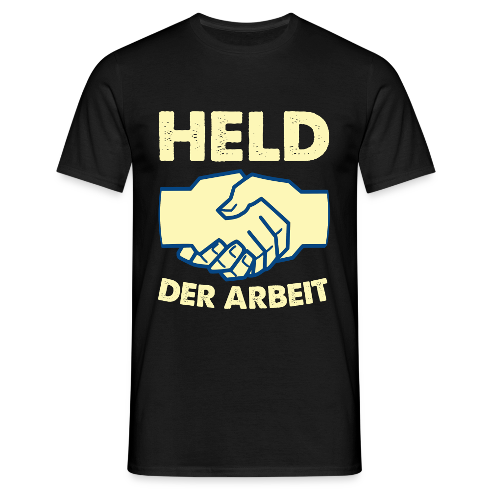 Nostalgie DDR T-Shirt Held der Arbeit Lustiges Nostalgisch es Geschenk - Schwarz