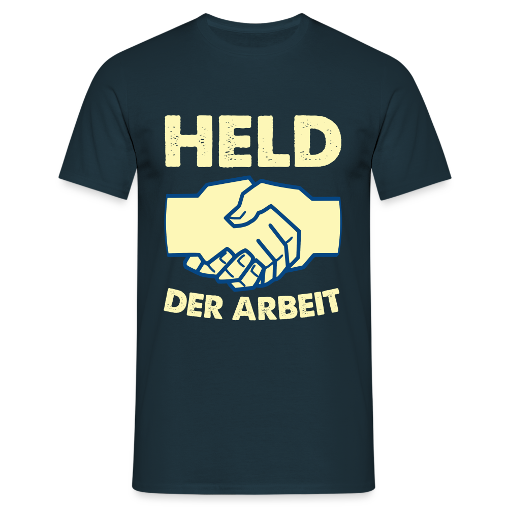 Nostalgie DDR T-Shirt Held der Arbeit Lustiges Nostalgisch es Geschenk - Navy