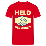 Nostalgie DDR T-Shirt Held der Arbeit Lustiges Nostalgisch es Geschenk - Rot