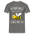 Für Imker - Optimismus umgekehrt Sumsi mit Po Lustiges T-Shirt - Graphit