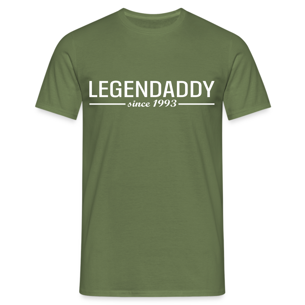 Vatertag Shirt Legendaddy seit 1993 Vatertags Geschenk T-Shirt - Militärgrün