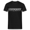 Vatertag Shirt Legendaddy seit 2013 Vatertags Geschenk T-Shirt - Schwarz