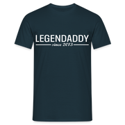 Vatertag Shirt Legendaddy seit 2013 Vatertags Geschenk T-Shirt - Navy