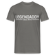 Vatertag Shirt Legendaddy seit 2013 Vatertags Geschenk T-Shirt - Graphit
