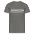 Vatertag Shirt Legendaddy seit 2013 Vatertags Geschenk T-Shirt - Graphit