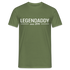 Vatertag Shirt Legendaddy seit 2016 Vatertags Geschenk T-Shirt - Militärgrün