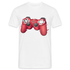 Gaming Shirt Game Controller Game Pad Lustiges Geschenk T-Shirt - weiß