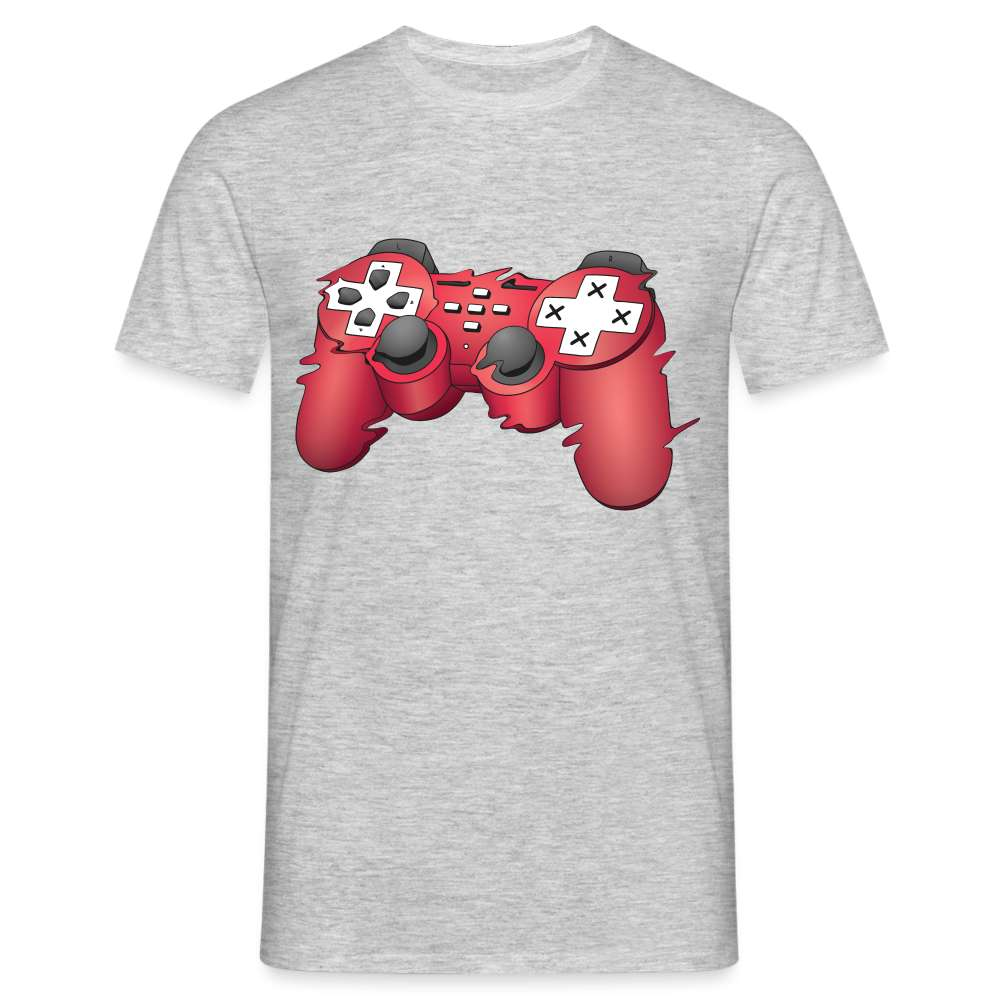 Gaming Shirt Game Controller Game Pad Lustiges Geschenk T-Shirt - Grau meliert