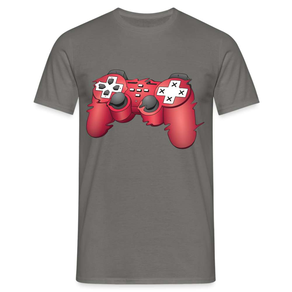 Gaming Shirt Game Controller Game Pad Lustiges Geschenk T-Shirt - Graphit