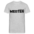 Meister bestanden "you can call me MEISTER" Männer T-Shirt - Grau meliert