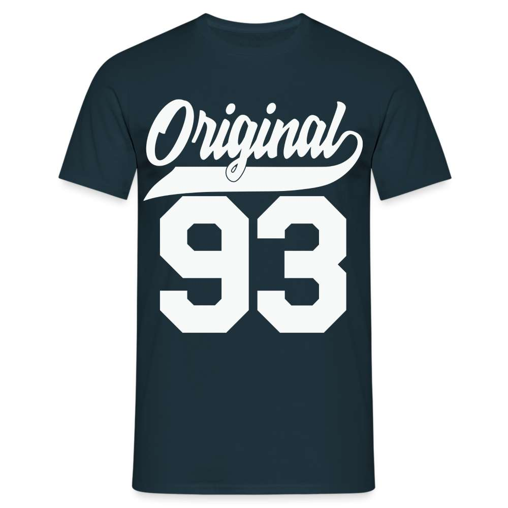 30. Geburtstag Original 1993 Geburtstagsgeschenk T-Shirt - Navy