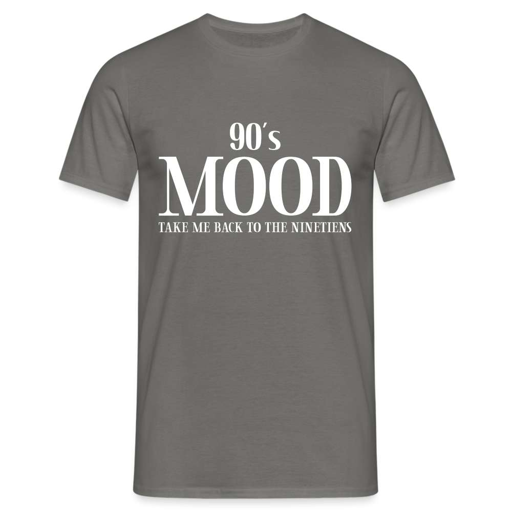 90#S mood - 90er Retro Style Shirt - Back to the Ninetiens - Graphit