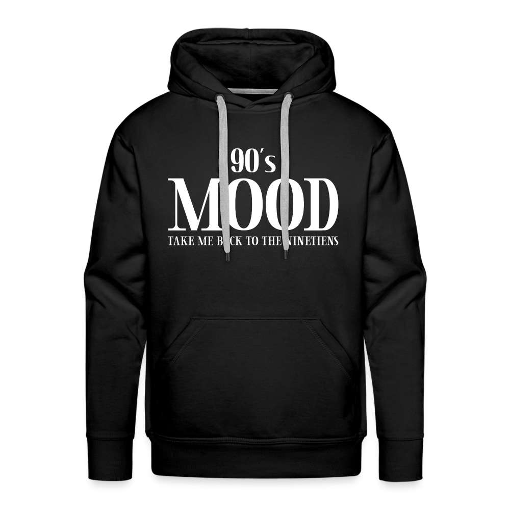 90's MOOD - 90er Retro Style - Back to the Ninetiens Premium Hoodie - Schwarz