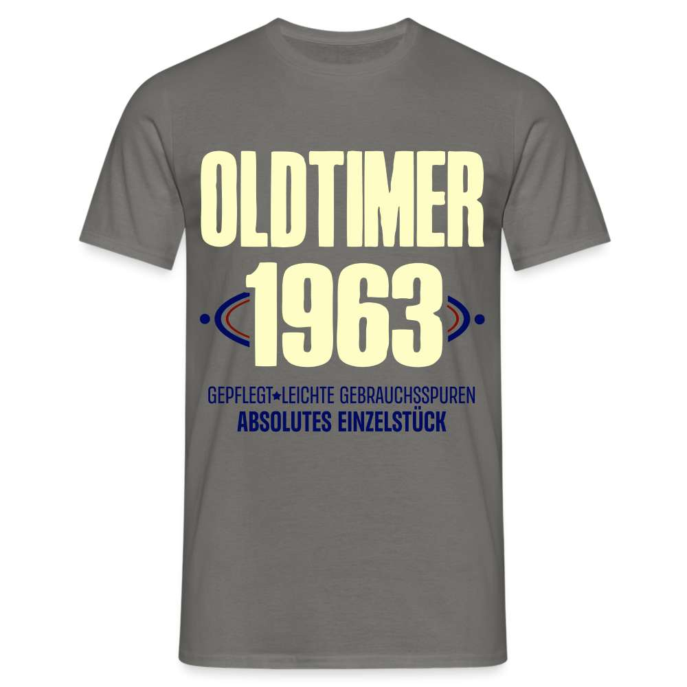 60. Geburtstag Oldtimer Top Zustand Lustiges Geschenk T-Shirt - Graphit