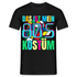 Fasching 80's Kostüm Lustiges T-Shirt - Schwarz