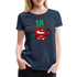 18. Geburtstag "Hot & Spicay" Lustiges Frauen Geschenk T-Shirt - Navy