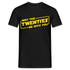 20. Geburtstag May the twenties be with you Lustiges Geschenk T-Shirt - Schwarz