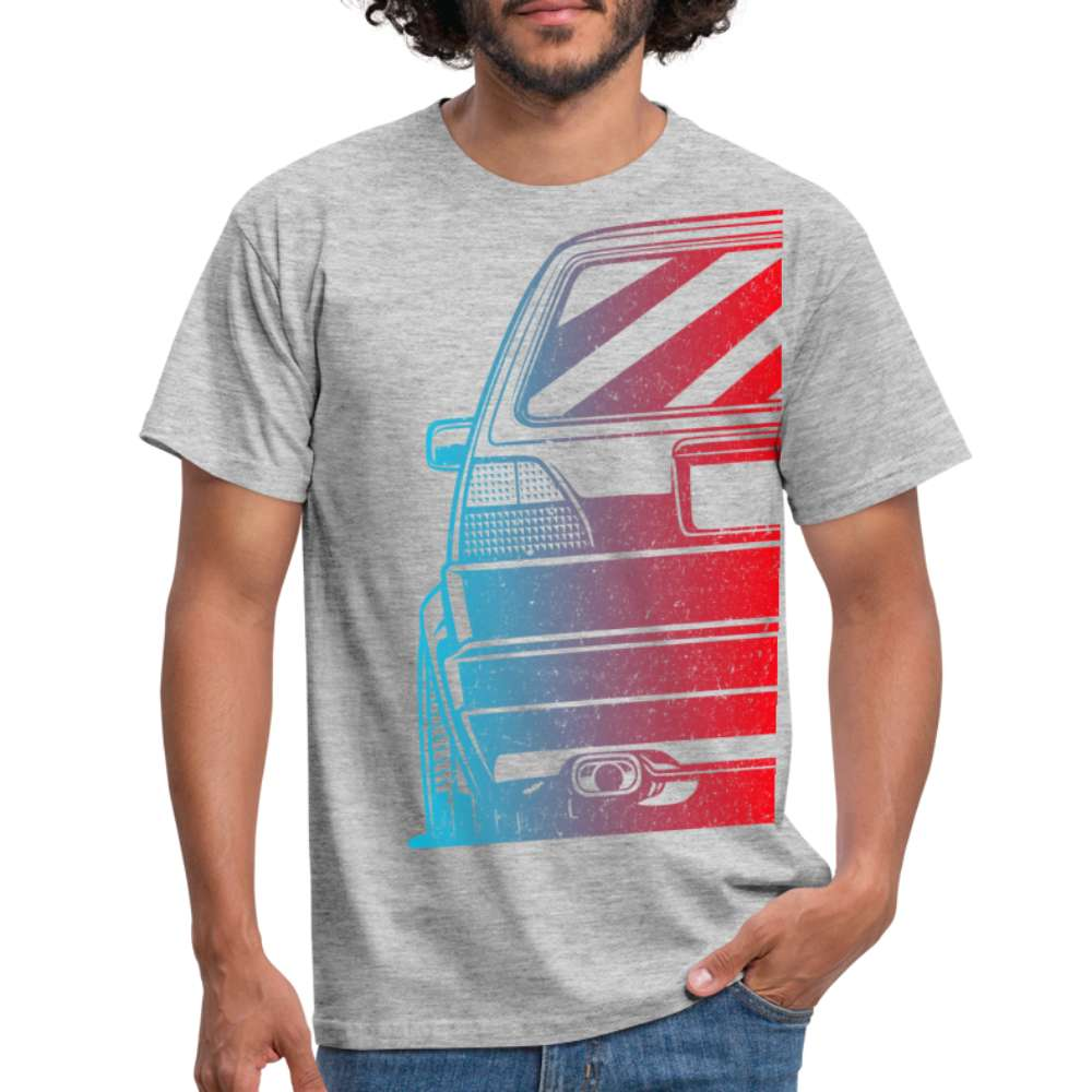 Golf MK2 Shirt Auto Retro Fan T-Shirt - Grau meliert