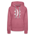 Smiley, Lachen oder Nicht lachen, Du hast die Wahl Lustiger Frauen Premium Hoodie - Malve