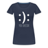 Smiley, Lachen oder Nicht lachen, Du hast die Wahl Lustiges T-Shirt - Navy