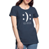 Smiley, Lachen oder Nicht lachen, Du hast die Wahl Lustiges T-Shirt - Navy