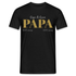 Papa Shirt Namens Shirt Stolzer Papa Personalisierbar Geschenk T-Shirt - Schwarz