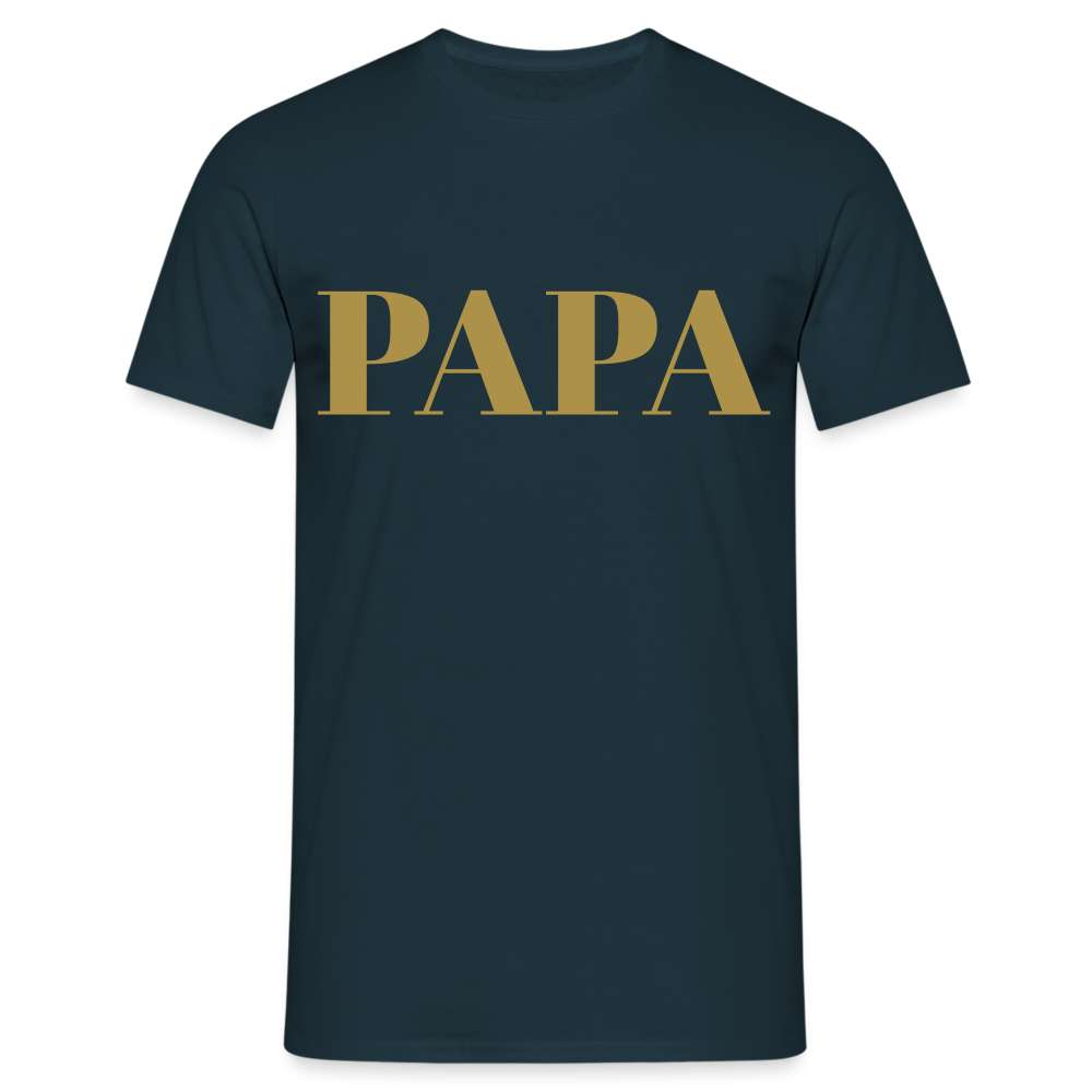 Stolzer Papa Geschenk T-Shirt - Navy