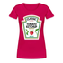 Ketchup Halloween 2022 Kostüm Lustiges Frauen Premium T-Shirt - dunkles Pink