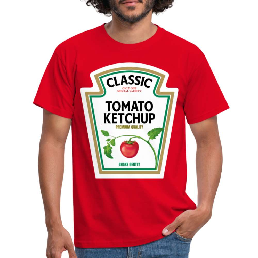 Ketchup Halloween 2022 Kostüm Lustiges T-Shirt - Rot