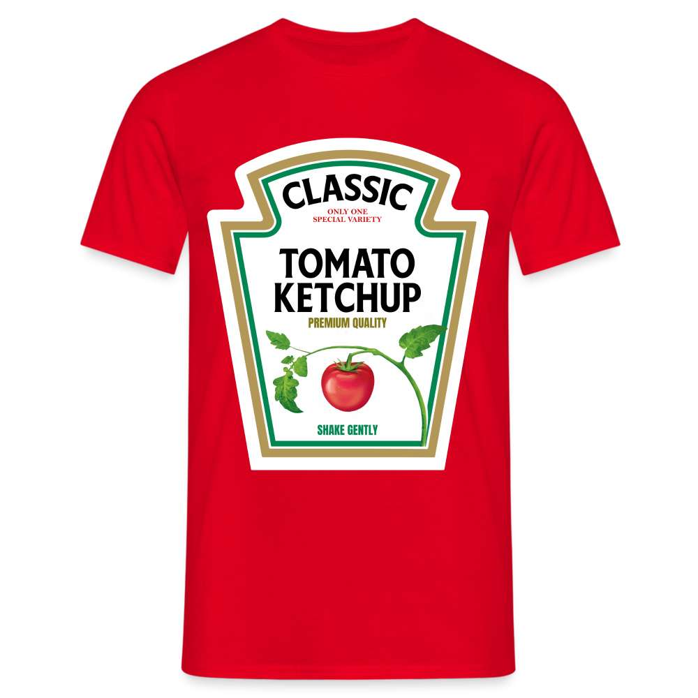 Ketchup Halloween 2022 Kostüm Lustiges T-Shirt - Rot