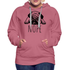 Fauler Hund - Mops - Lustiger Frauen Premium Hoodie - Malve