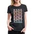 Mama Shirt Boho Retro Style Geschenk für werdende Mamas Premium T-Shirt - Schwarz