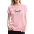 JGA Braut Shirt | Hochzeit Geschenk Frauen Premium T-Shirt - Hellrosa