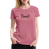 JGA Braut Shirt | Hochzeit Geschenk Frauen Premium T-Shirt - Malve