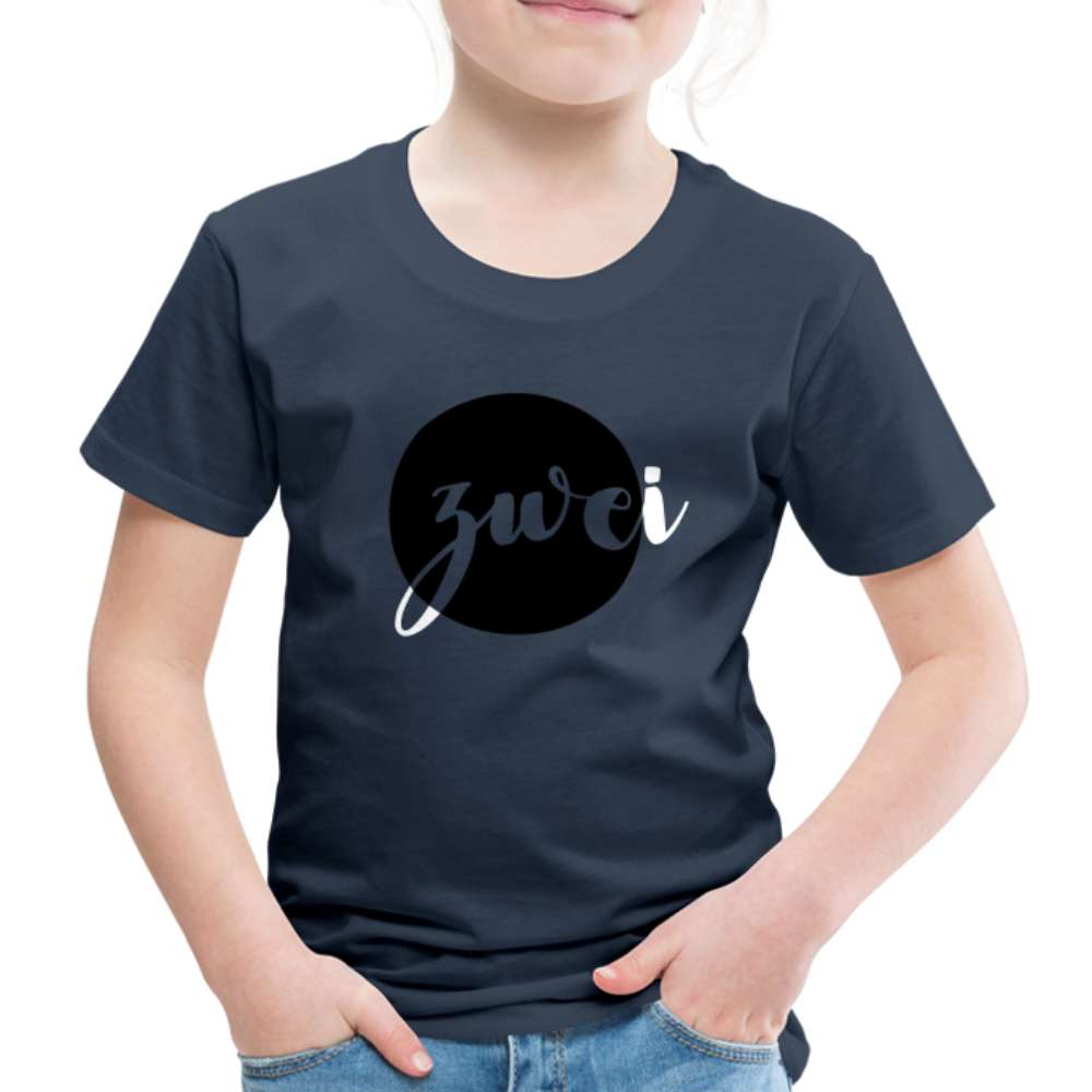 2. Kinder Geburtstag Kinder Geschenk Premium T-Shirt - Navy