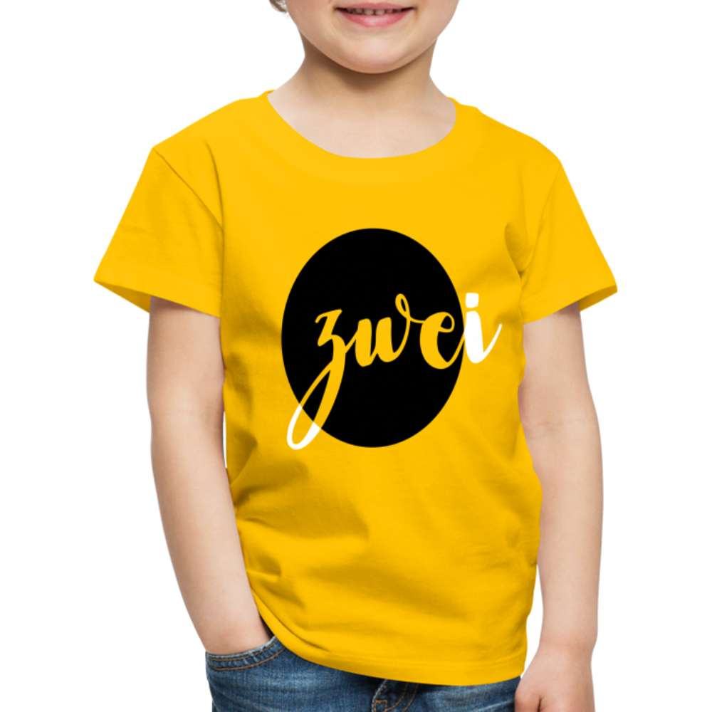 2. Kinder Geburtstag Kinder Geschenk Premium T-Shirt - Sonnengelb