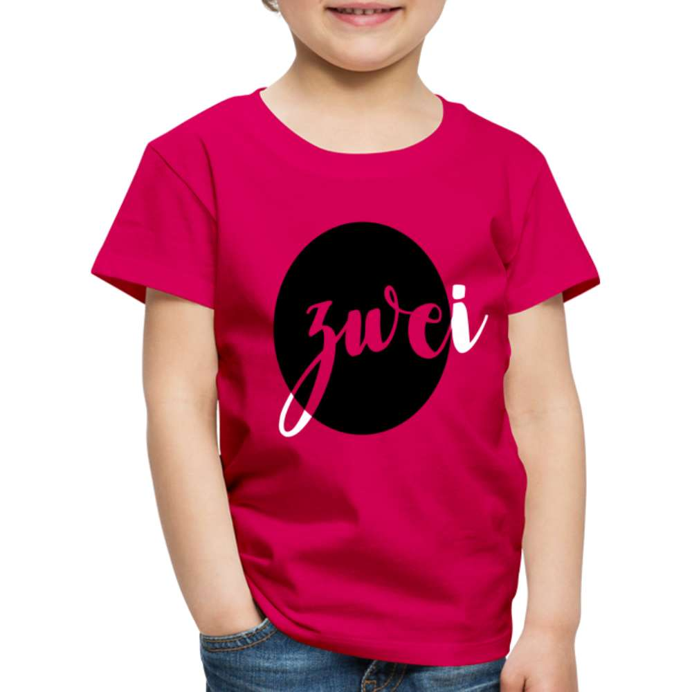 2. Kinder Geburtstag Kinder Geschenk Premium T-Shirt - dunkles Pink