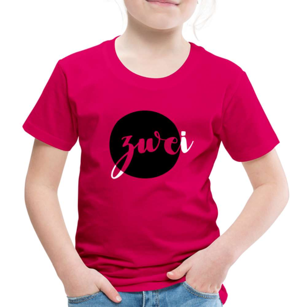 2. Kinder Geburtstag Kinder Geschenk Premium T-Shirt - dunkles Pink